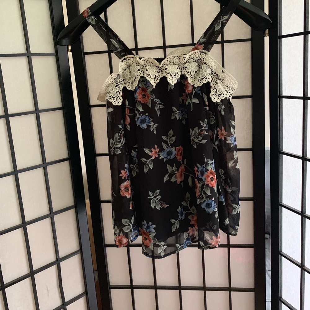 Cold shoulder blouse